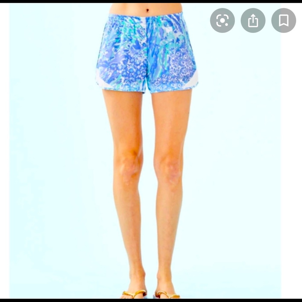 NWT Lilly Pulitzer Luxletic Shorts, Large